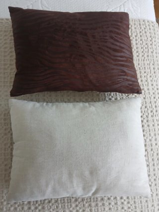 2 Cojínes Decorativos Zara Home Marrón