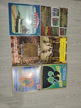 Lote 6 Vinilos Música Clásica y Militar