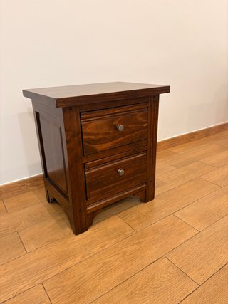 Mesitas de noche de madera Roble Francés