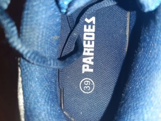 Zapatillas Paredes Talla 39 Azul-Gris