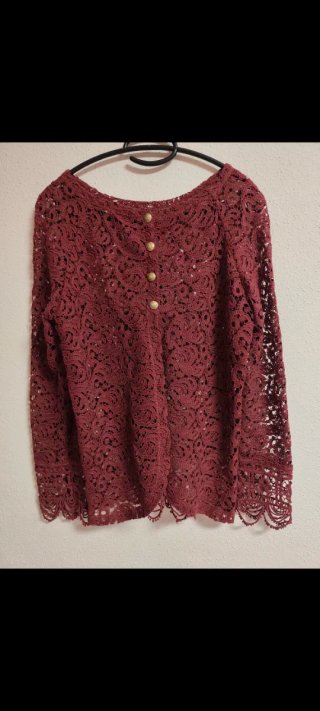 Jersey calado de chica talla L de Zara.