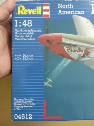 Revell P-51 D Mustang 1/48 Blondie
