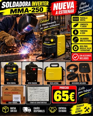 Soldadora Inverter MMA-250