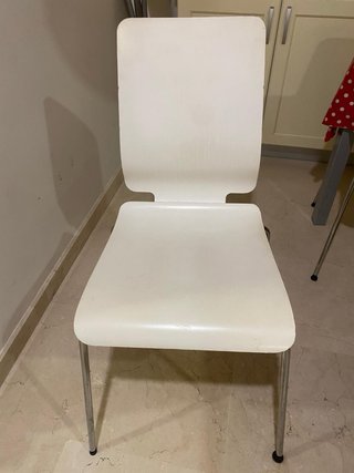 4 Sillas Ikea de madera y acero