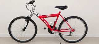 Bicicleta de montaña roja JL-WENTI (Adultos).