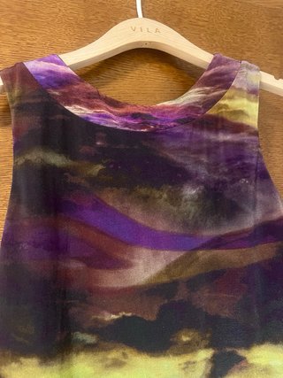 Vestido Simorra fluido multicolor talla S