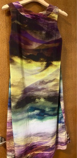 Vestido Simorra fluido multicolor talla S