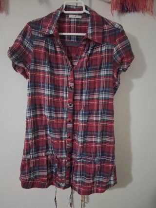 Camisa de cuadros mujer