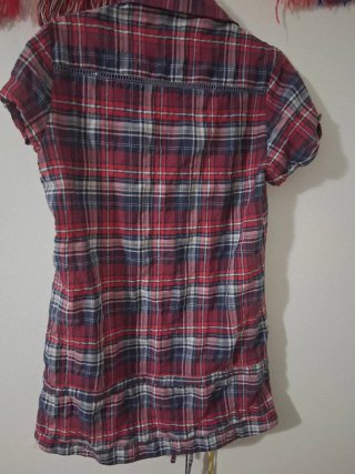 Camisa de cuadros mujer