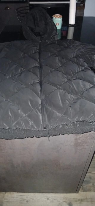 Cazadora acolchada Zara negra