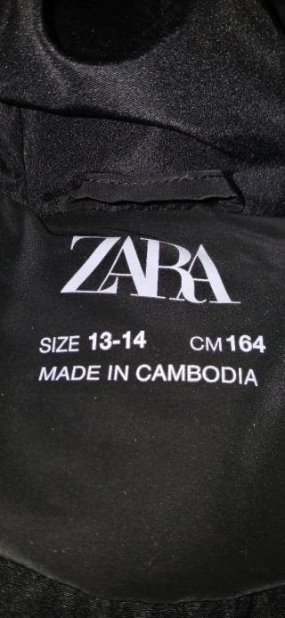 Cazadora acolchada Zara negra