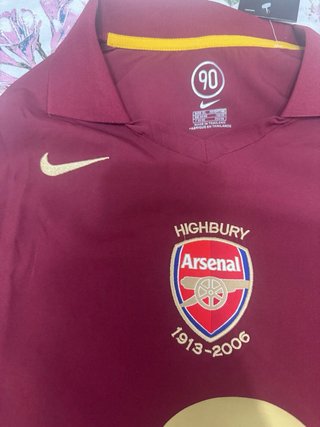 Camiseta Arsenal Nike 2006 Highbury