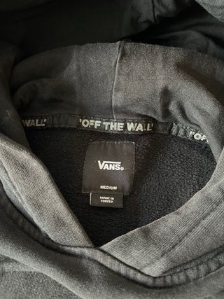 Sudadera Vans Negra Infantil - Talla M (Medium)