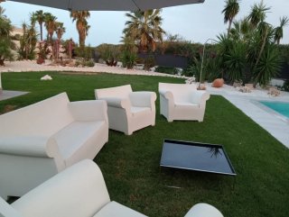 Poltrone Kartell Bubble Club Bianche