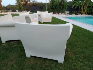 Poltrone Kartell Bubble Club Bianche