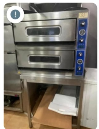 Horno de pizza profesional doble