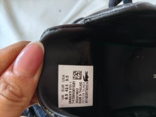 Zapatillas Lacoste Hombre Talla 42.5 Negras