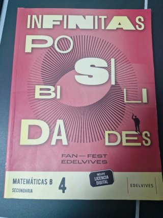 Lote de libros de texto Edelvives de 4Eso