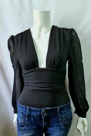 Body Shein gasa manga larga
