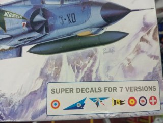 Italeri 1/48 Mirage III E Calcas españolas