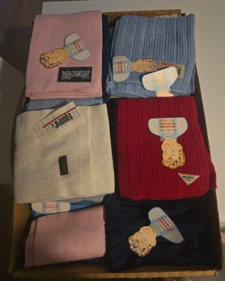 LOTE DE 160 Bufandas Vintage Privata !! Deadstock