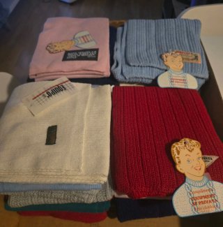 LOTE DE 160 Bufandas Vintage Privata !! Deadstock
