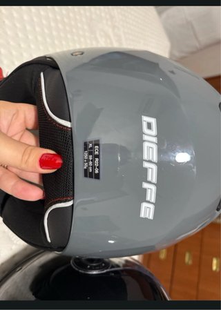 2 Caschi Moto DIEFFE Scooter Nero Grigio