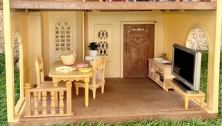 Casa Sylvanian Families Torreón- ascensor y famili