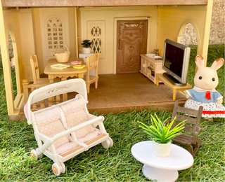 Casa Sylvanian Families Torreón- ascensor y famili