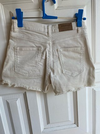 Shorts vaqueros beige Brownie Talla 34