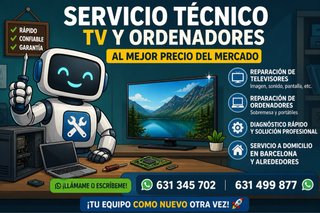 Servicio Técnico de Televisores у Ordenadores