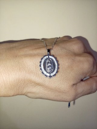 Collana Madonnina  Argento