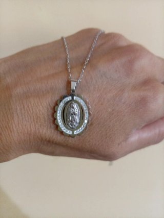 Collana Madonnina  Argento