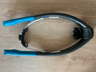 Tubo doble natación snorkel powerbreather .