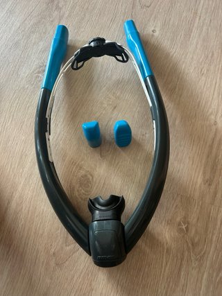 Tubo doble natación snorkel powerbreather .