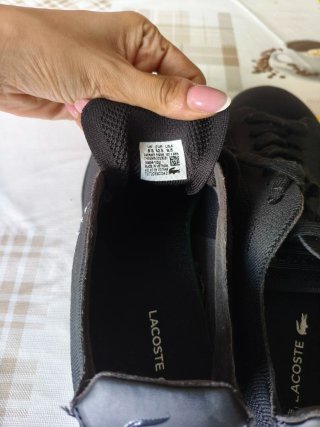 Zapatillas Lacoste Hombre Talla 42.5 Negras