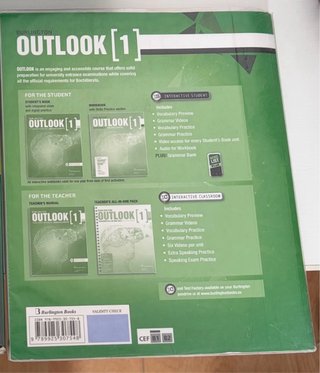 Libro de Inglés+cuadernillo para 1°bachillerato