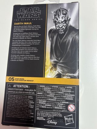 Figura Darth Maul Star Wars The Black Series