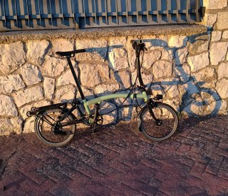 Bicicleta Brompton black edition 6v