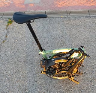 Bicicleta Brompton black edition 6v