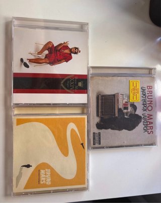 Pack 3 CDs Bruno Mars: 24K Magic, Doo-Wops...