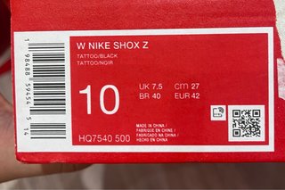 Nike Shox Z Tattoo Black