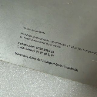Instrucciones Mercedes w201 190 E D