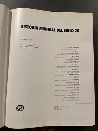 Historia mundialdel siglo 20 ( V )