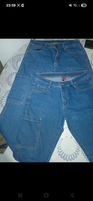 Pantalones vaqueros azules