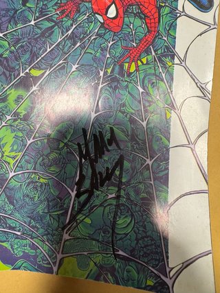 Cómic Ultimate Spiderman especial 2003 firmado