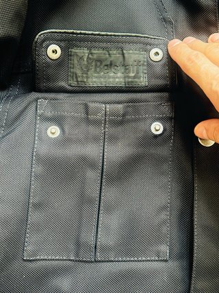 Cazadora Belstaff Negra Talla XL