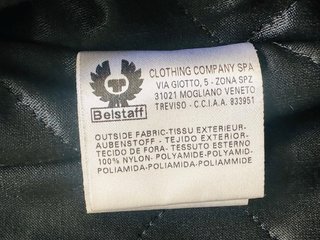 Cazadora Belstaff Negra Talla XL