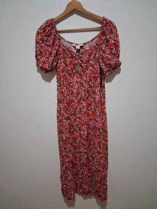 Vestido floral multicolor