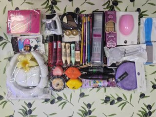 Cesta de maquillaje completa
